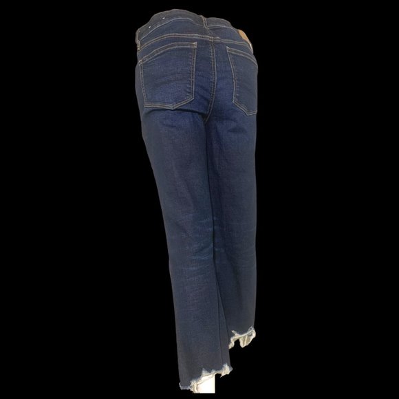 AE Hi-Rise Stretch Crop Flare Jeans - Picture 3 of 3